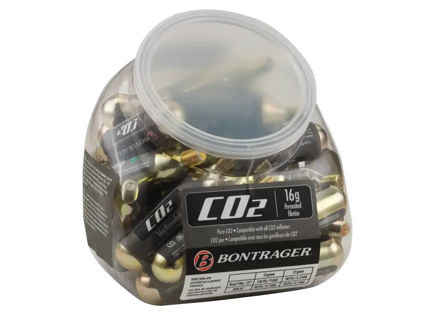 Bontrager CO₂ Cartridge Tub of 30