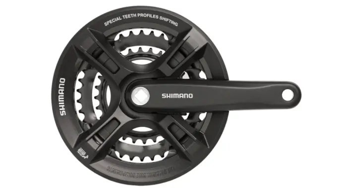 Crankset w/Chainguard Shimano Altus M311