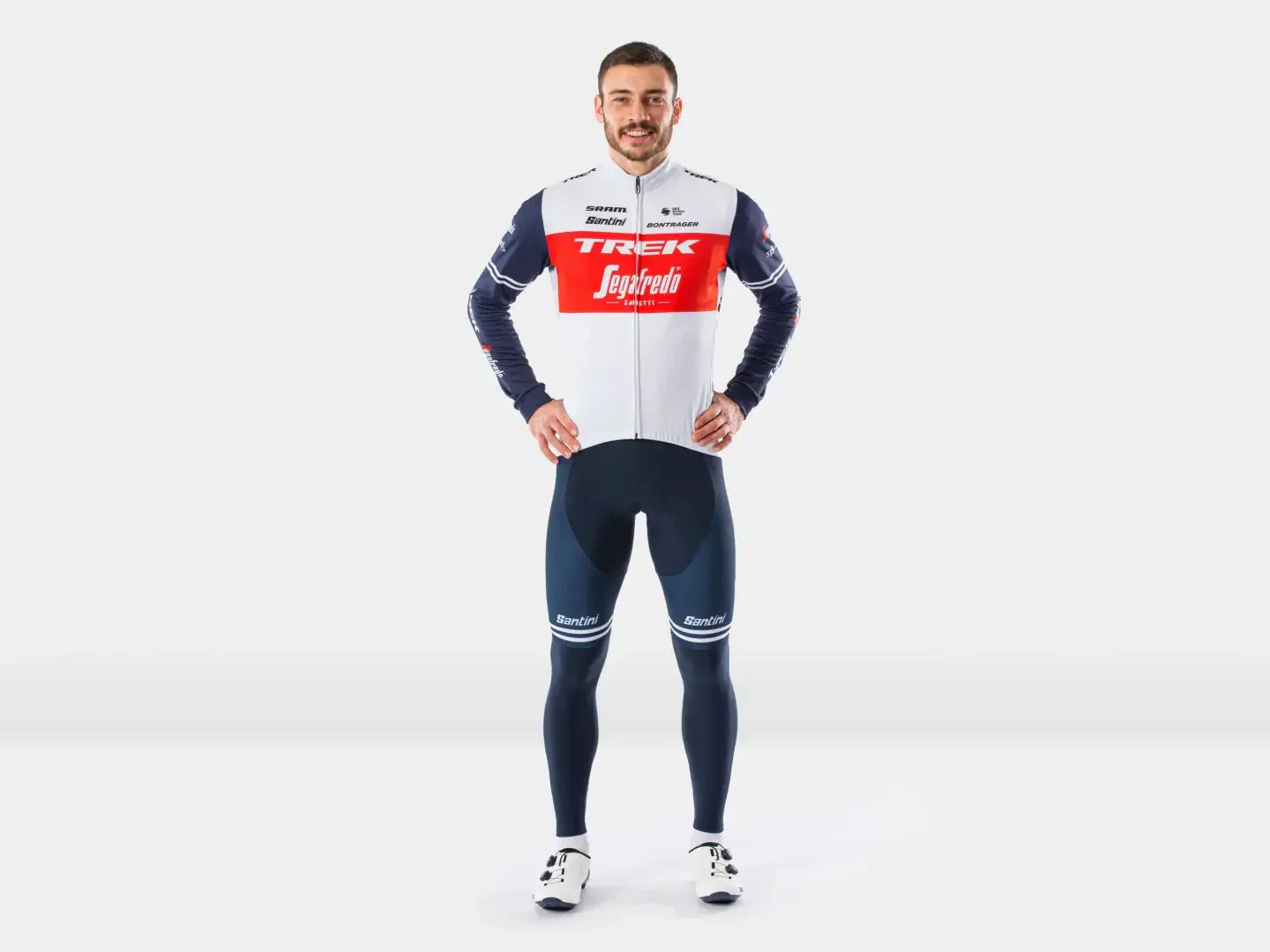 Jersey Santini Trek-Segafredo Men's Replica Thermal LS - Image 6