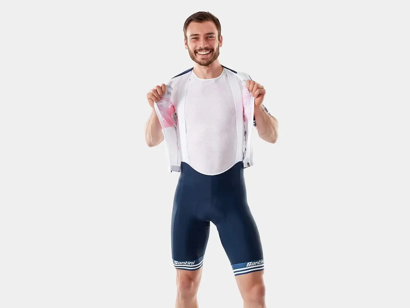 Short Santini Trek-Segafredo Men's Team Bib - Image 5